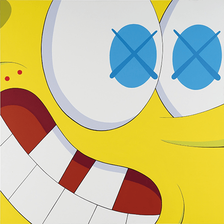 KAWS, GRRR!, 2008, Private Collection (Sold Phillips New York, November 2019, world record for the artist’s SpongeBob SquarePants)
